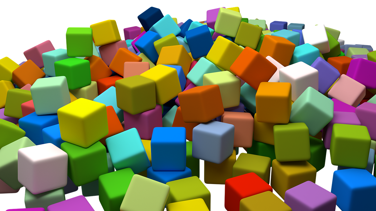 Cubes Assorted Boxes Colorful  - CreativeMagic / Pixabay