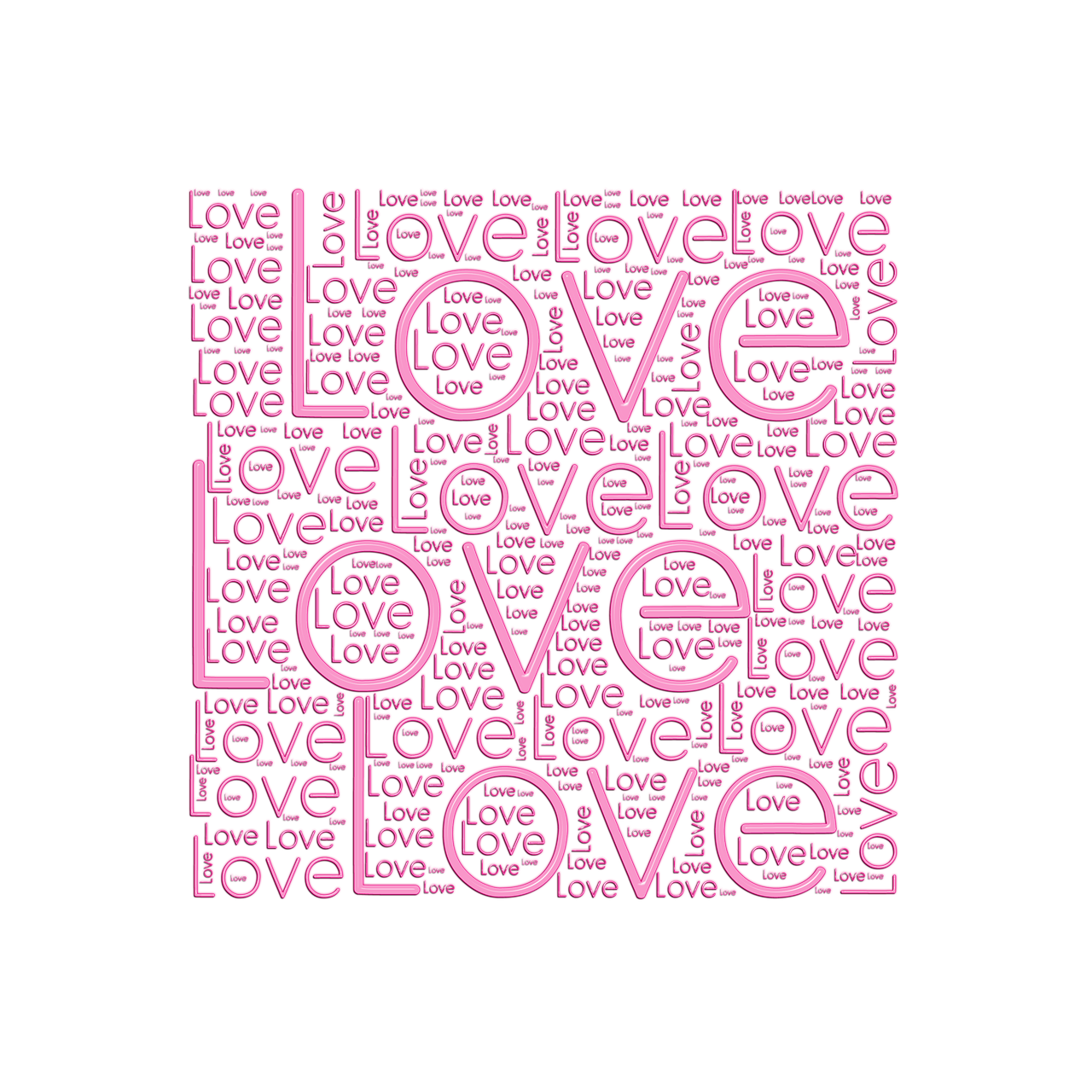 love romance word word art art 7715122